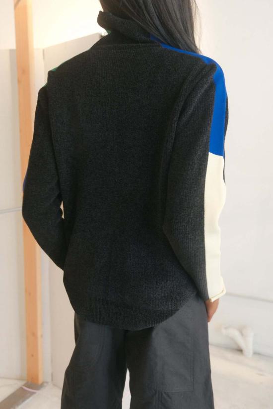  Kotohayokozawa 스웨터 코토하요코자와 패널 니트 탑 - OTHER BRANDS