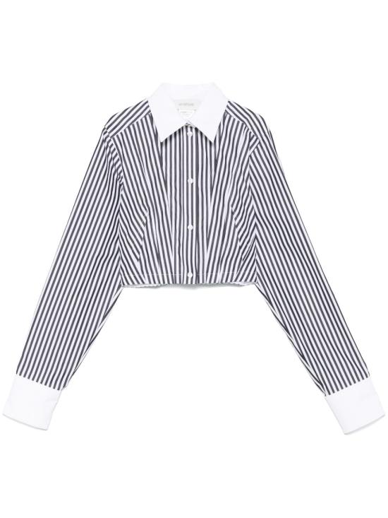  스포트막스 셔츠 12111022600003 P25 WHITE AND NAVY