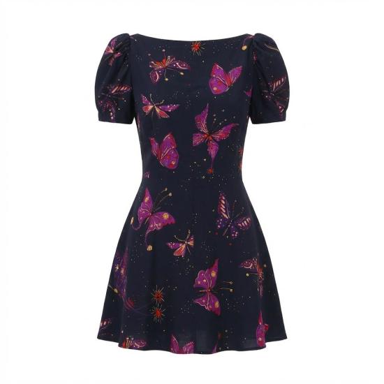  발렌티노 가라바니 원피스 01a0b0f0 fd51 7138 b8a9 c537312b44ae NAVY - VALENTINO GARAVANI