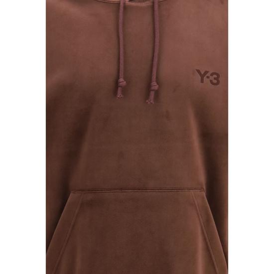 26FW 와이쓰리 후드 티셔츠 YKU2198NIGHTREDBB BROWN - Y-3