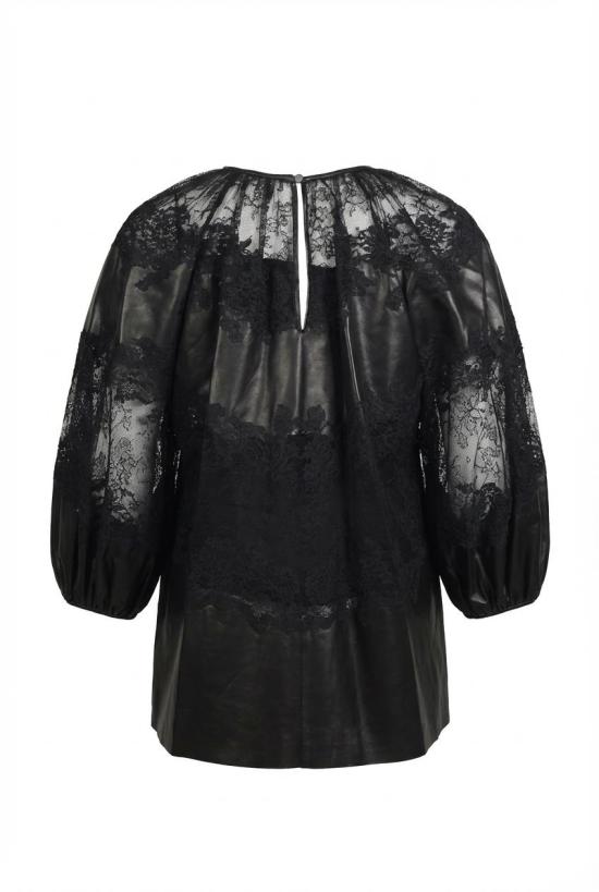  발렌티노 가라바니 블라우스 01a0b0f0 e50b 782b 99d6 a28239511338 BLACK - VALENTINO GARAVANI