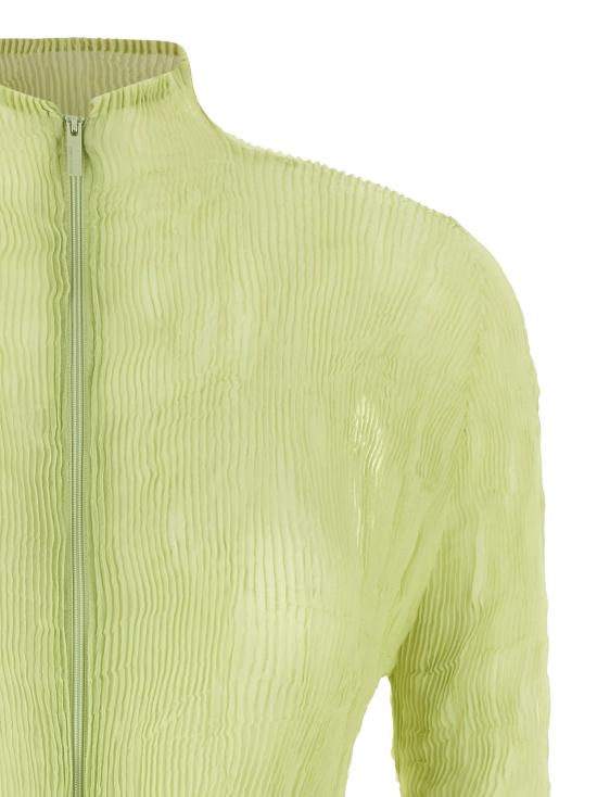 26FW 이세이 미야케 가디건 IS343123BM GREEN - ISSEY MIYAKE