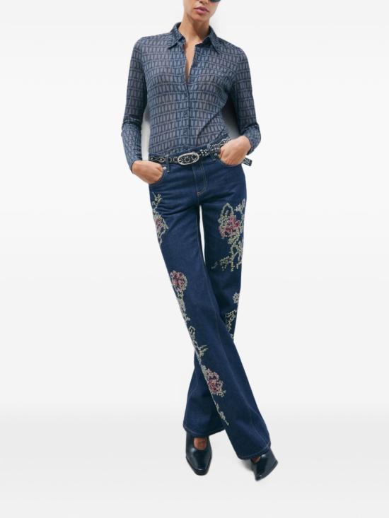  토리버치 데님 팬츠 189794459 AI26 NAVY - TORY BURCH