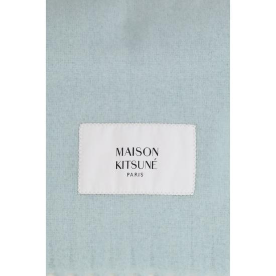 26FW 메종키츠네 머플러/스카프 MALM06206WA00220555BB BLUE - MAISON KITSUNE