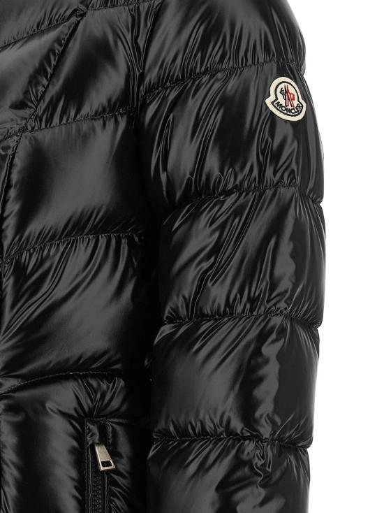 26FW 몽클레어 바디 후드 쇼트 다운 재킷 바디 후드 쇼트 다운 재킷 MO342397BM BLACK - MONCLER