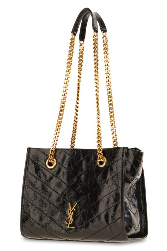 26FW 생로랑 니키 스몰 쇼핑백 8726800EN07 1000 Nero - SAINT LAURENT