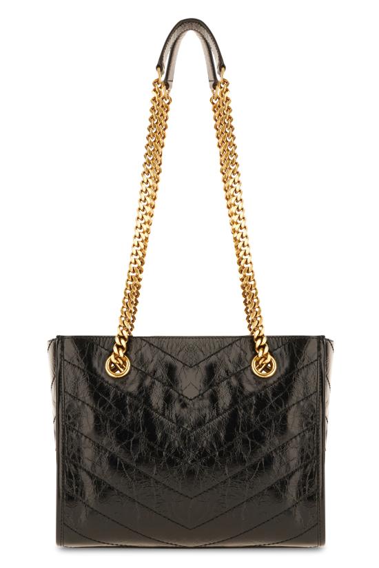 26FW 생로랑 니키 스몰 쇼핑백 8726800EN07 1000 Nero - SAINT LAURENT