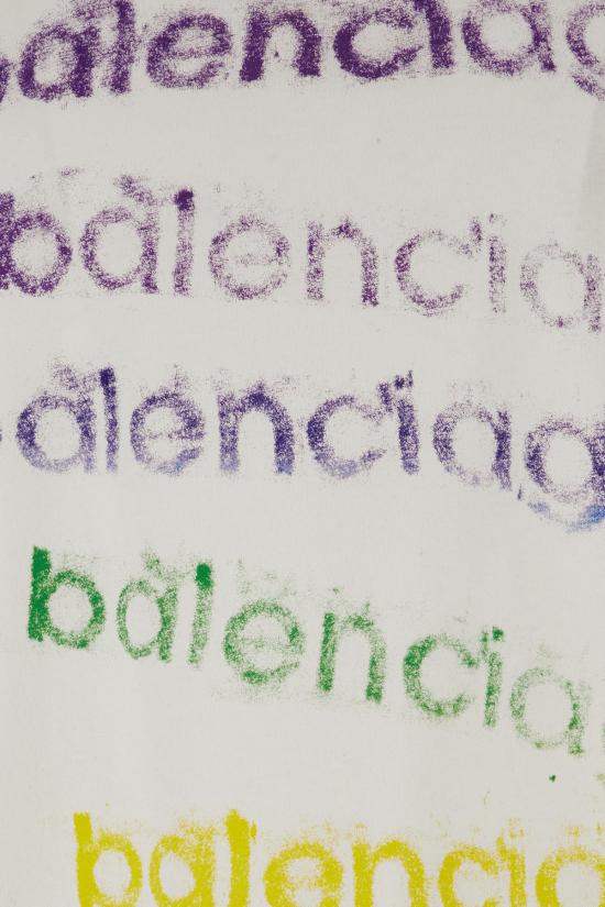 26FW 발렌시아가 반팔 티셔츠 850345TVVK9 9000 WHITE - BALENCIAGA