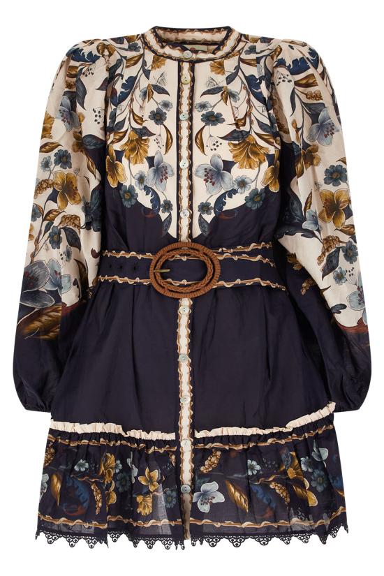 26FW 팜 리오 원피스 368912 26051 GOLDEN NATURE NAVY BLUE