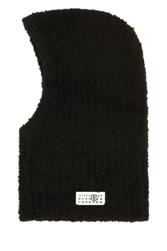 26FW MM6 메종마르지엘라 이어플랩 캡 S62TB0010M13342 900 BLACK