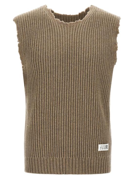 26FW MM6 메종마르지엘라 민소매 티셔츠 MM343146BM BEIGE