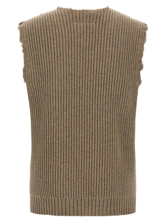26FW MM6 메종마르지엘라 민소매 티셔츠 MM343146BM BEIGE - MM6 MAISON MARGIELA