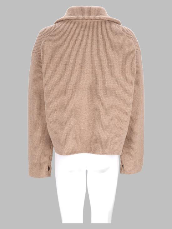 26FW 스튜디오 니콜슨 집업 니트 SANDOSSN 1497 OATMEAL BEIGE - STUDIO NICHOLSON