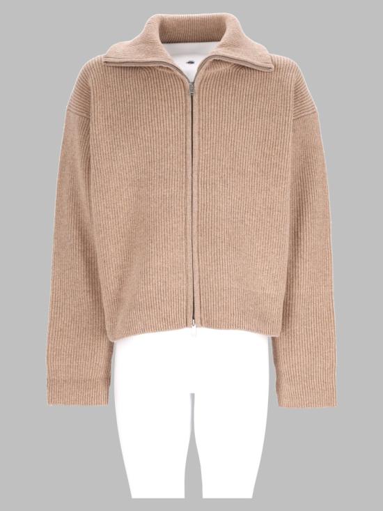 26FW 스튜디오 니콜슨 집업 니트 SANDOSSN 1497 OATMEAL BEIGE