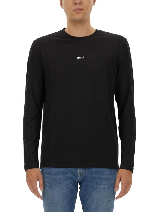 26FW 보스 반팔 티셔츠 50473286 10242929001 BLACK - BOSS