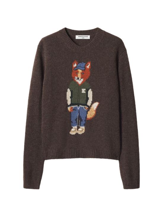  메종키츠네 스웨터 MRWKJ09KT12410553 AI26 BROWN