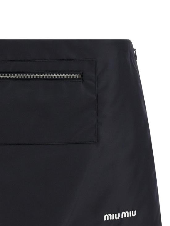26SS 미우미우 숏팬츠 MI324602BM BLACK - MIU MIU