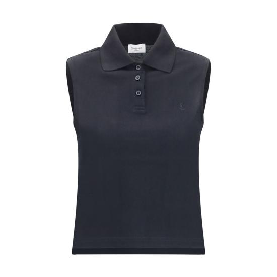 26SS 생로랑 민소매 티셔츠 SA862601Y37ZE1000BB BLACK