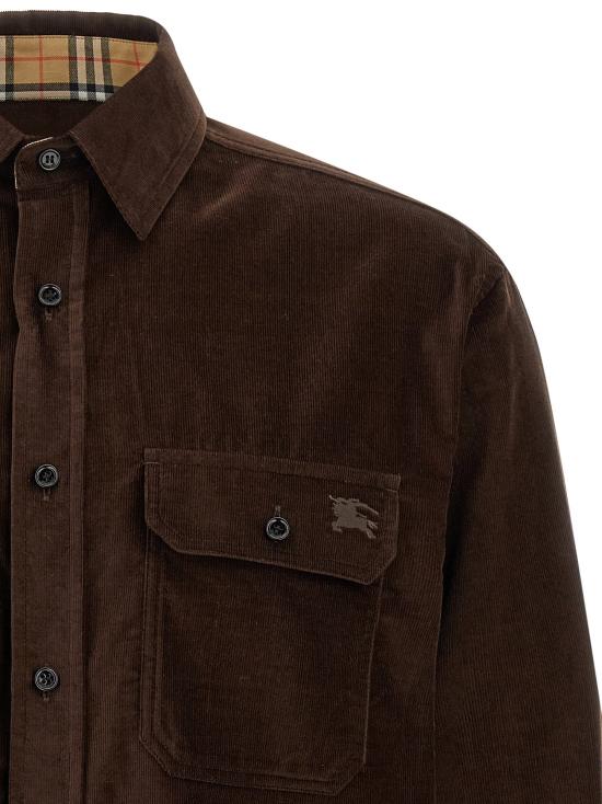  버버리 셔츠 LD8133770CHOCOLATEBROWN - BURBERRY