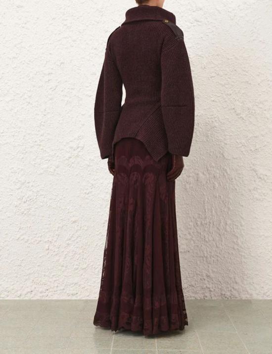  짐머만 스웨터 MASTER ULT 010523 MARRON 1 MAROON - ZIMMERMANN