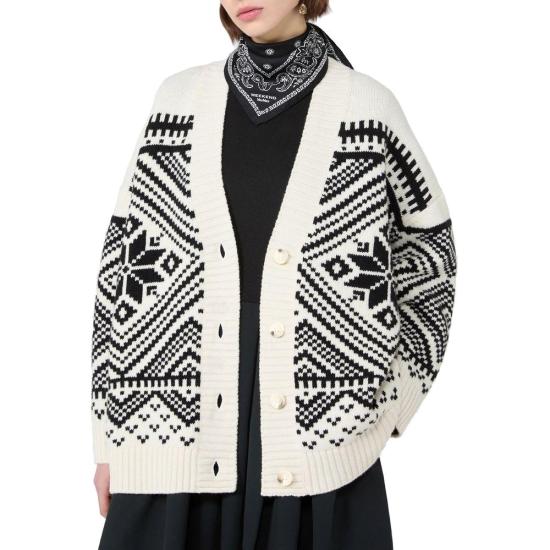  막스마라 가디건 MA 9335207428308 WHITE - MAX MARA