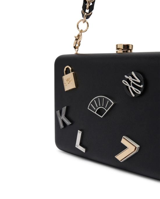 26FW 칼라거펠트 클러치/파우치 B4W30074 1AW black nickel NERO - KARL LAGERFELD