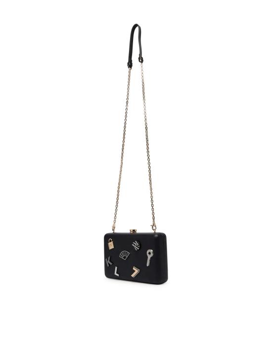 26FW 칼라거펠트 클러치/파우치 B4W30074 1AW black nickel NERO - KARL LAGERFELD