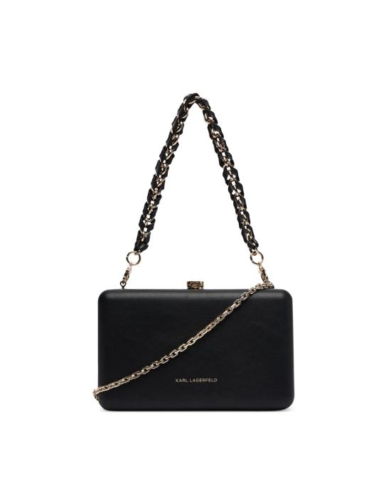 26FW 칼라거펠트 클러치/파우치 B4W30074 1AW black nickel NERO - KARL LAGERFELD