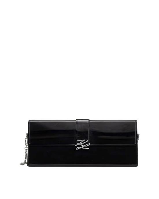 26FW 칼라거펠트 클러치/파우치 B4W30205 1AW black nickel NERO