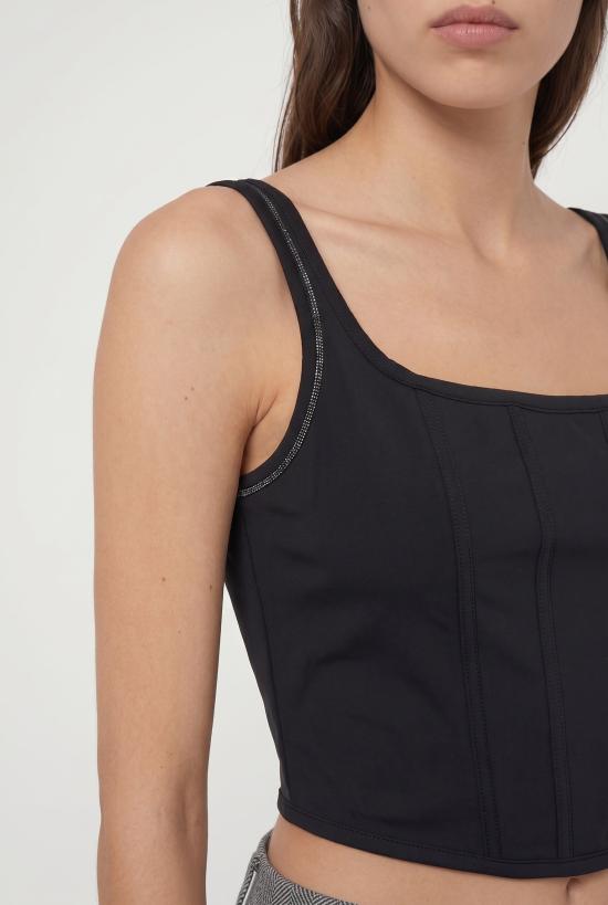  브루넬로 쿠치넬리 민소매 티셔츠 01a05871 d7c8 7720 8f8b 6a01b9a339c8 BLACK - BRUNELLO CUCINELLI