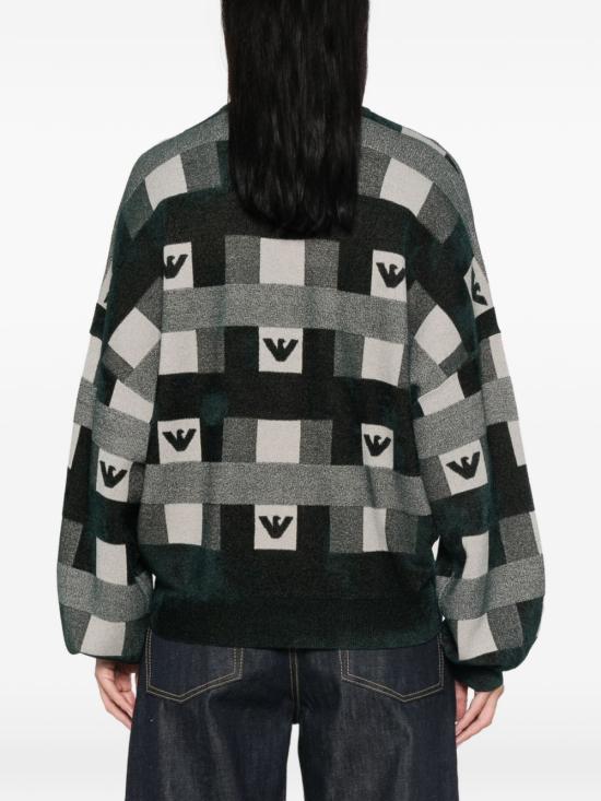  엠포리오 아르마니 스웨터 EW004692AF29550F8045 AI26 DARK GREEN - EMPORIO ARMANI
