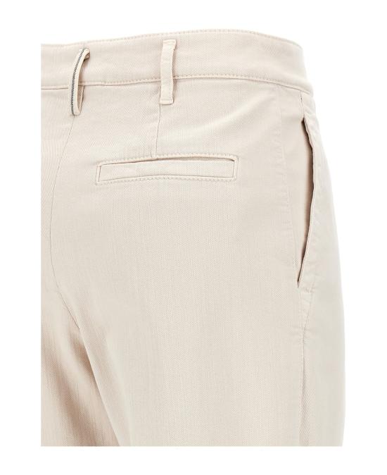  브루넬로 쿠치넬리 팬츠 01a0a479 9f2b 7ef1 b635 10f37fa66beb WHITE - BRUNELLO CUCINELLI