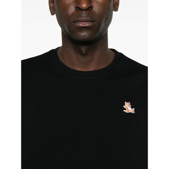 26FW 메종키츠네 탑 MRWJT21KJ0119 BLACK - MAISON KITSUNE