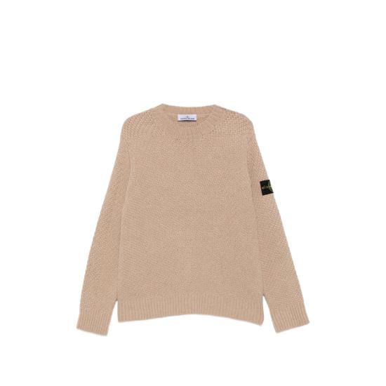 26FW 스톤 아일랜드 램스울 루즈핏 크루넥 점퍼 램스울 루즈핏 크루넥 점퍼 155100055 S02A3 V0M94 NEUTRALS
