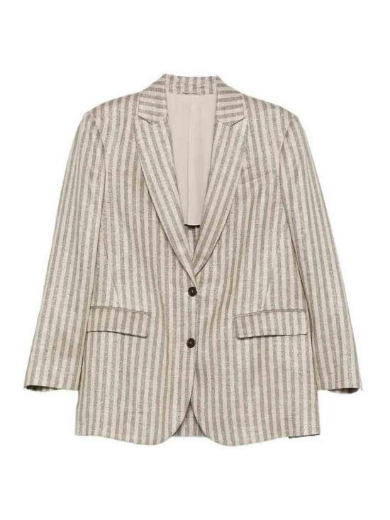 25FW 브루넬로 쿠치넬리 수트 자켓 MH5197290C420 BEIGE