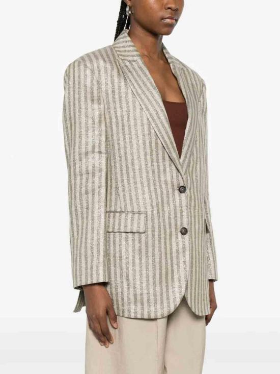 25FW 브루넬로 쿠치넬리 수트 자켓 MH5197290C420 BEIGE - BRUNELLO CUCINELLI