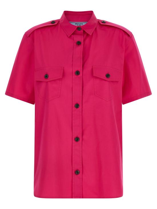 26SS 프라다 셔츠 PR331557BM FUCHSIA