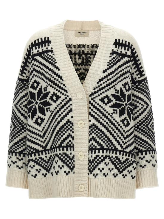 26FW 위켄드막스마라 가디건 2625346072600004 White Black