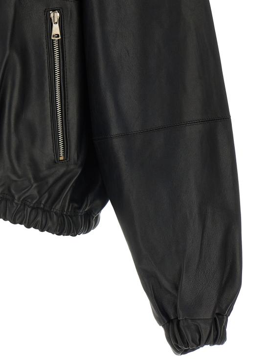 26FW 텔라 가죽 자켓 A7000504T198X001 Black - TELA