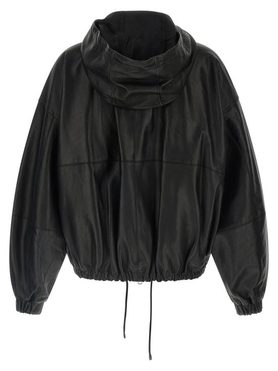 26FW 텔라 가죽 자켓 A7000504T198X001 Black - TELA