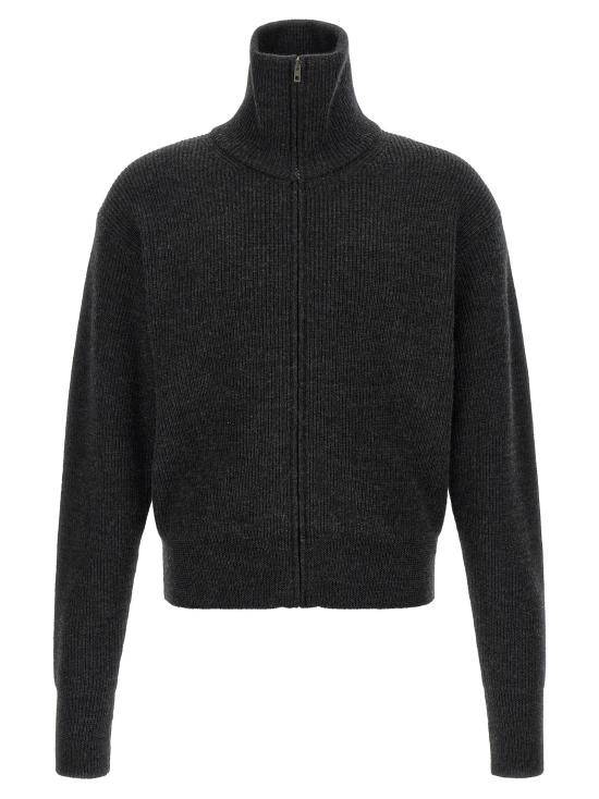 26FW 르메르 버진 울지퍼 가디건 버진 울지퍼 가디건 PO0051LK1068BK300 Gray
