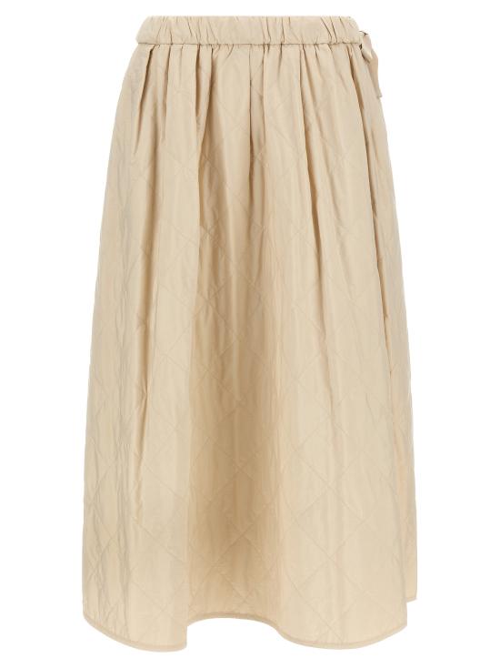 26FW 위켄드막스마라 미디 스커트 2625106022600002 Beige