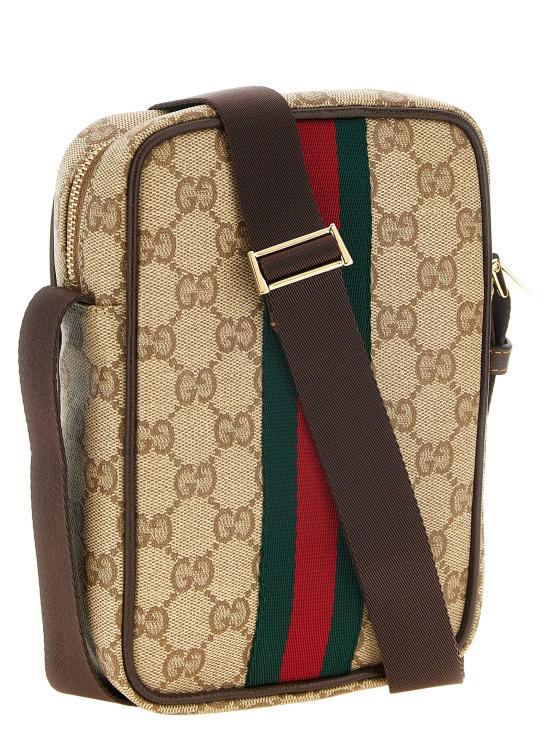 26FW 구찌 웹 디테일 GG 메신저백 A002SJFAF9S9646 Beige - GUCCI