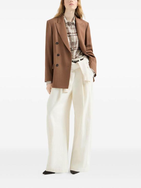 26SS 브루넬로 쿠치넬리 셔츠 MP968NN406C015 BROWN - BRUNELLO CUCINELLI