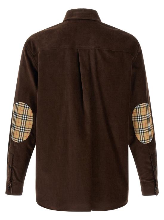  버버리 셔츠 LD8133770CHOCOLATEBROWN - BURBERRY