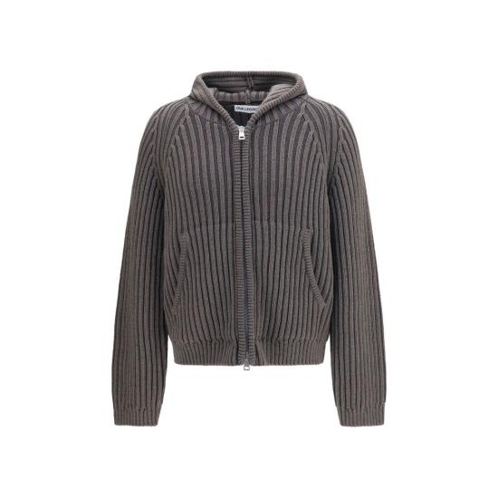 26FW 아워레가시 긴팔 티셔츠 OUM4263LSSAGESTRIPEBB GRAY