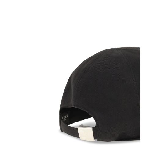 26FW 구찌 프린트 크리스털 베이스볼 캡 GUA005HY3HBNR1000BB BLACK - GUCCI