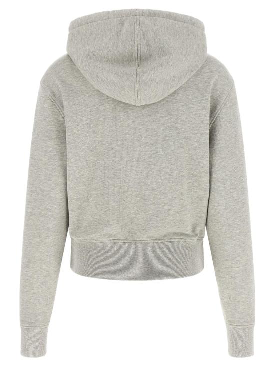 26FW 아미 후드 티셔츠 AM342921BM GRAY - AMI