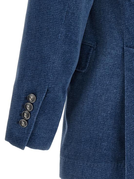  브루넬로 쿠치넬리 자켓 LDMV4518BFC5C014 BLUE - BRUNELLO CUCINELLI