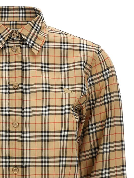  버버리 셔츠 LD8127758SANDIPCHECK BEIGE - BURBERRY